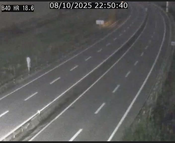 Webcam sur la route de liaison entre Micheville et Esch-Belval à la frontière entre le Luxembourg et la France. Vue orientée vers la Lorraine.
