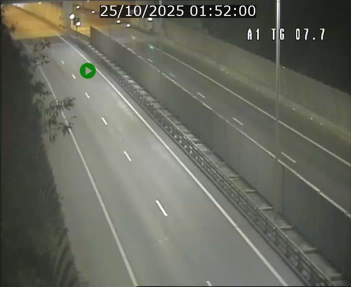 Traffic live webcam Luxembourg Kirchberg - A1 direction Luxembourg-ville - BK 7.7