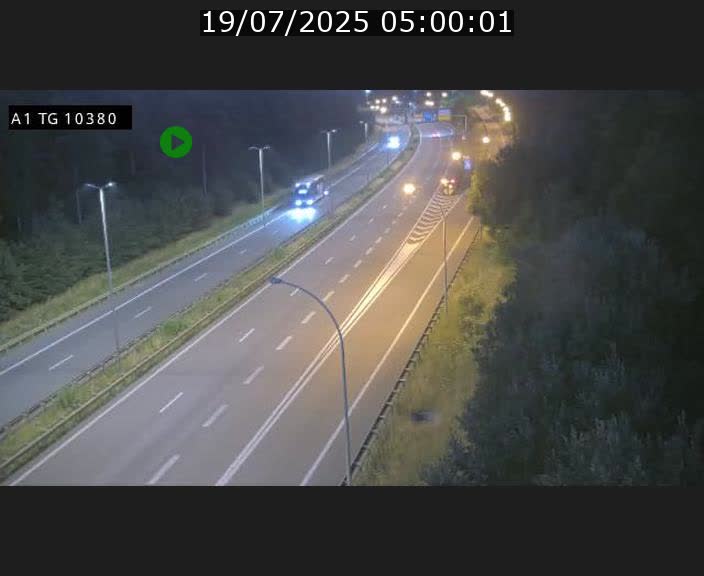 Traffic live webcam Luxembourg Senningerberg - A1 direction Luxembourg Kirchberg - BK 10.3