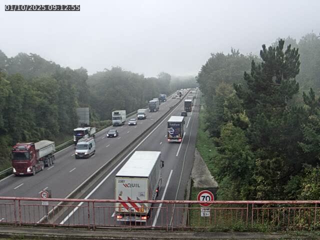Caméra autoroute France - A33, Houdemont direction Lunéville