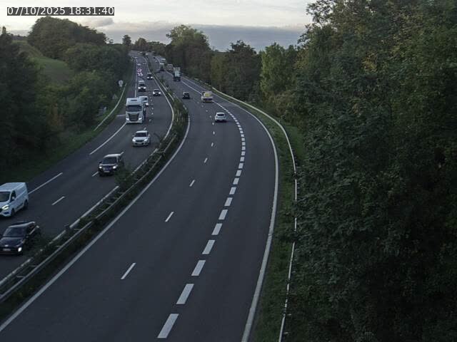 Caméra autoroute France - A33, Rosières direction Lunéville