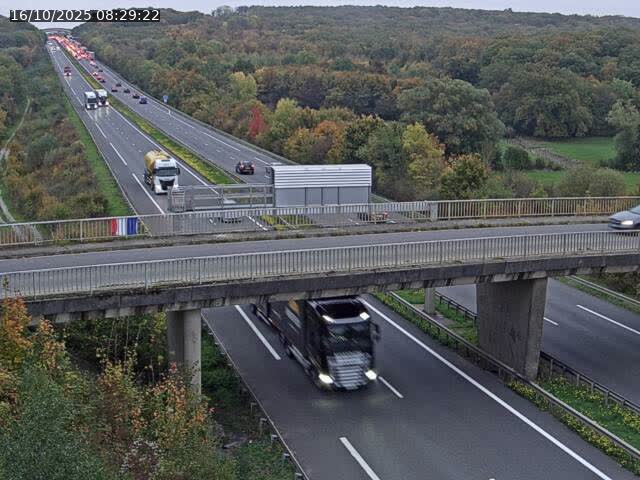 Caméra autoroute France - A31, Zoufftgen direction Luxembourg-ville, à la frontière entre la France et le Luxembourg