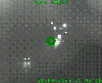 Caméra routière sur l'autoroute A20 à Bessines-sur-Gartempe. Vue orientée vers Paris