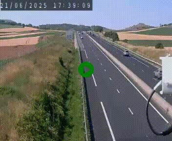 Caméra autoroute A75 à hauteur de Le Crest, en direction de Montpellier