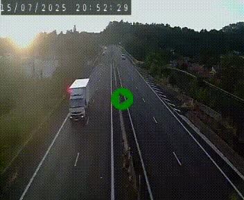 Caméra autoroute A75 à hauteur de Coudes, en direction de Clermont-Ferrand