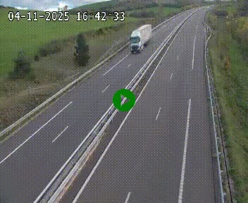 Caméra autoroutière France - A75, Montalies, à hauteur de Séverac-le-Chateau, en direction du viaduc de Millau