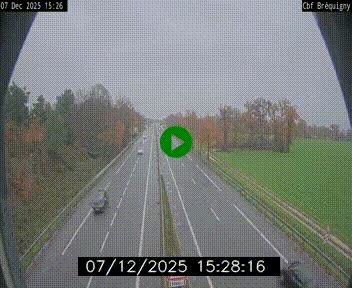 Webcam sur le périphérique de Rennes (N136) à hauteur du quartier Bréquigny, au sud de la ville