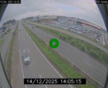 Webcam sur la N165 à hauteur de Caudan, dans le Morbihan.