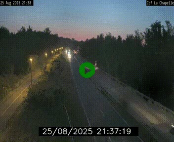 Webcam sur le périphérique de Nantes (N844) à hauteur de Porte de la Chapelle, au nord de la ville