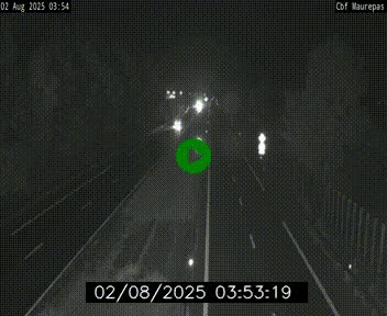 Webcam sur le périphérique de Rennes (N136) à hauteur de Maurepas, au nord de la ville