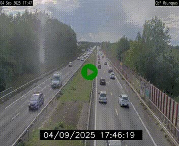 Webcam sur le périphérique de Rennes (N136) à hauteur de Maurepas, au nord de la ville