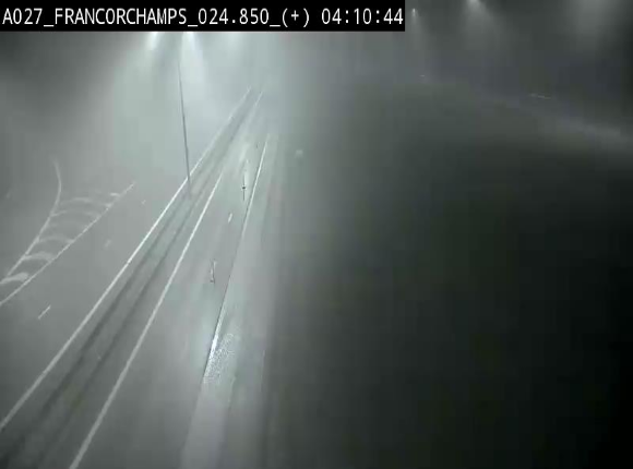 Caméra autoroutière à proximité du circuit de Spa-Francorchamps à Stavelot sur l'A27/E42