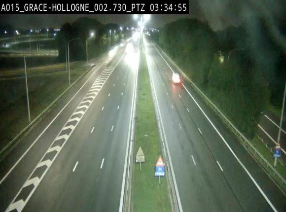Caméra trafic Belgique - Grâce-Hollogne - E42, jonction avec A604, direction Loncin/Aéroport de Liège -  BK 3.2