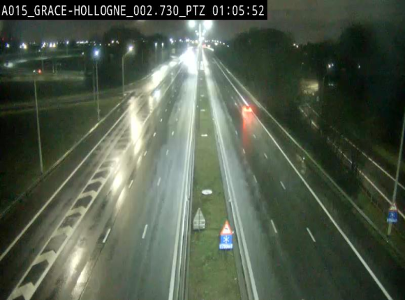 Caméra trafic Belgique - Grâce-Hollogne - E42, jonction avec A604, direction Loncin/Aéroport de Liège - BK 3.2