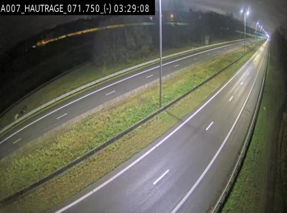 Webcam autoroute Belgique - Hautrage - E19 - BK 71.7