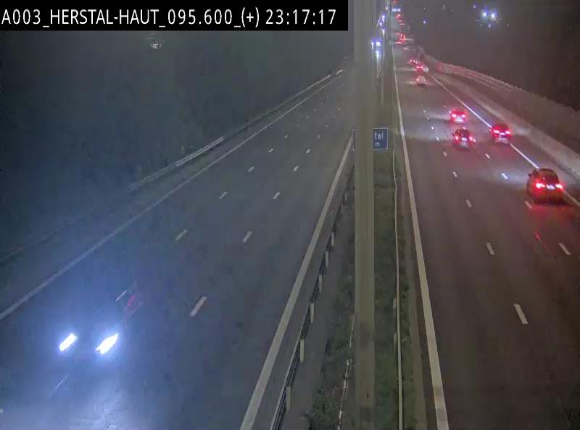 Webcam autoroute Belgique - Herstal - E40 direction Aix-la-Chapelle - BK 97