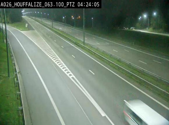 Caméra autoroute Belgique - Houffalize, E25 direction Liège