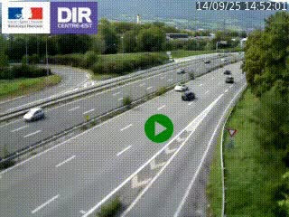 Webcam sur la Nationale 201 à hauteur de la sortie Chambéry-Nord, avant à la jonction entre l'A41 et l'A43, en direction de Lyon