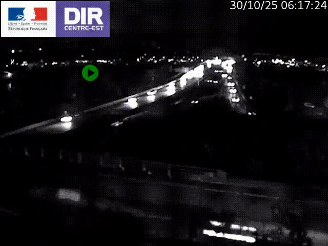 Webcam autoroute sur A450 à Pierre-Bénite en direction de Lyon et de l'autoroute A7