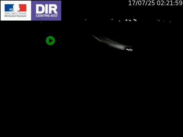 Webcam sur le contournement de Valence, sur la Nationale 7, caméra orientée vers Lyon