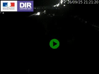 Webcam traffic à Grenoble-sud sur l'autoroute A480. Vue orientée vers l'entrée et la sortie de Grenoble