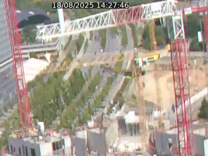 Webcam sur l'avenue John Fitzgerald Kennedy (N51) avec vue orientée vers le Findel