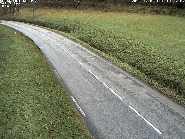 Webcam à Allarmont dans les Vosges, sur la RD392