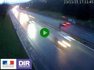 Webcam routière à Saint-Etienne-Terrenoire sur la RN88 avant la jonction entre l'A72 et le Boulevard Périphérique de Saint-Etienne