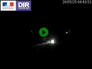 Caméra trafic à Meylan sur la Rocade-Sud de Grenoble en direction d'Aix-en-Provence
