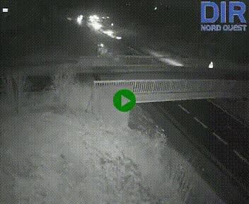Webcam sur A84 à hauteur de Pont-Farcy, au niveau du pont autoroutier sur la Vire, au sud de Saint-Lô