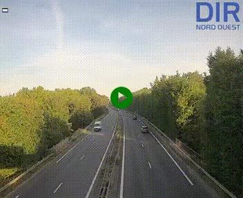 Webcam sur le périphérique de Caen (N814) à l'est de la ville, à Mondeville hauteur de la sortie 2, Presqu'île-Rives de l'Orne, au bout de l'autoroute A13