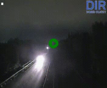 Webcam sur le périphérique de Caen (N814) à l'est de la ville, à Mondeville hauteur de la sortie 2, Presqu'île-Rives de l'Orne, au bout de l'autoroute A13