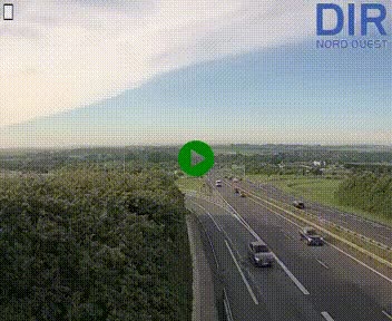 Webcam au début de l'A84 sur le périphérique Ouest de Caen (N814) à hauteur de la sortie 9, Porte de Bretagne