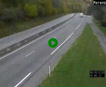 Webcam dans les Pyrénées à hauteur de Mérens-les-Vals sur N320, en direction de Pas de la Casa (Andorre)