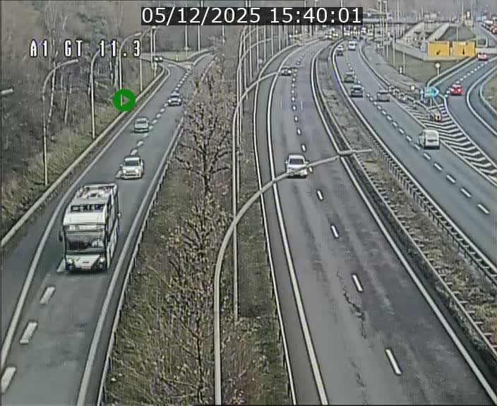 Traffic live webcam Luxembourg Senningerberg - A1 direction Allemagne - BK 11.3