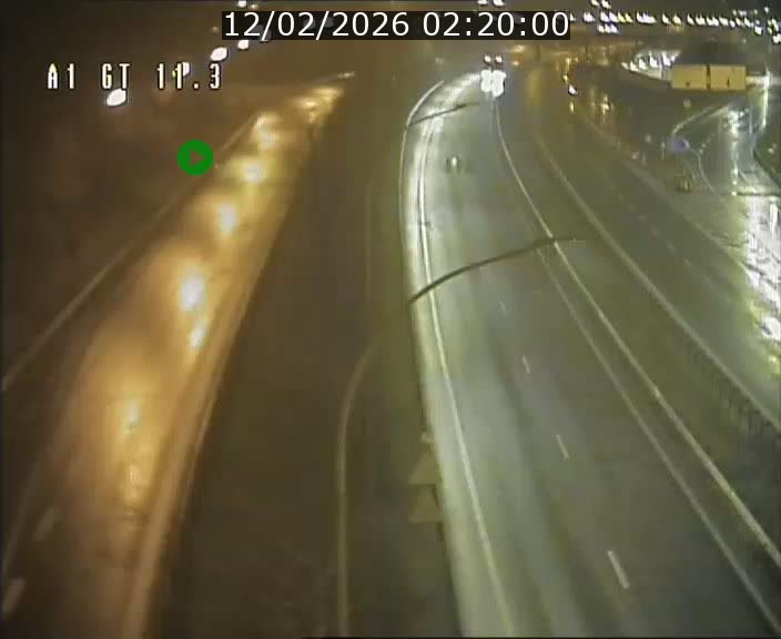 Traffic live webcam Luxembourg Senningerberg - A1 direction Allemagne - BK 11.3