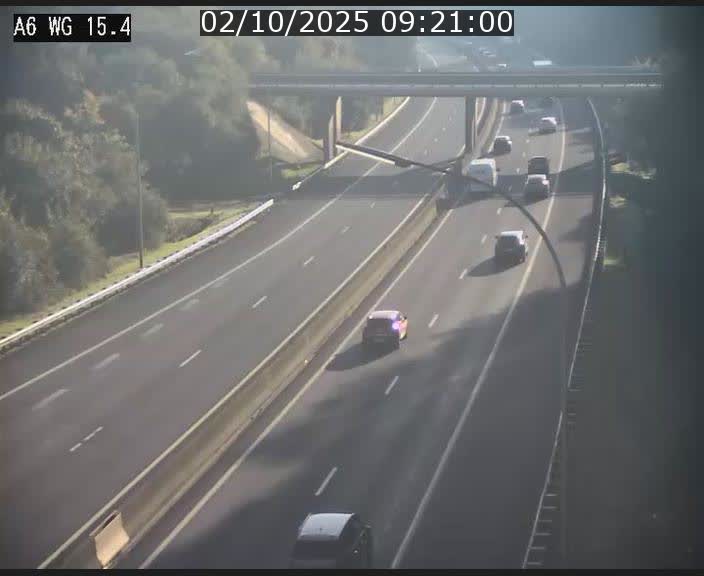 Traffic live webcam Luxembourg Capellen - A6 - BK 15.4 - direction Luxembourg/France/Allemagne