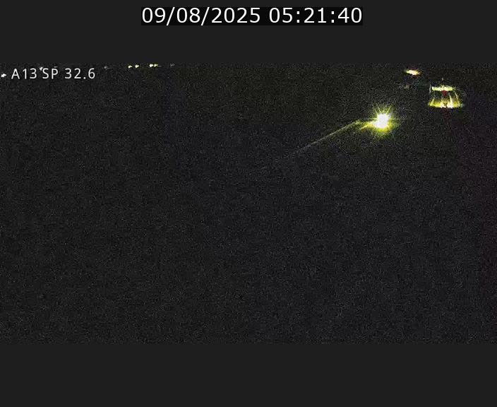 Webcam info trafic A13 à hauteur de Mondorf-les-bains. Vue orientée vers Altwies
