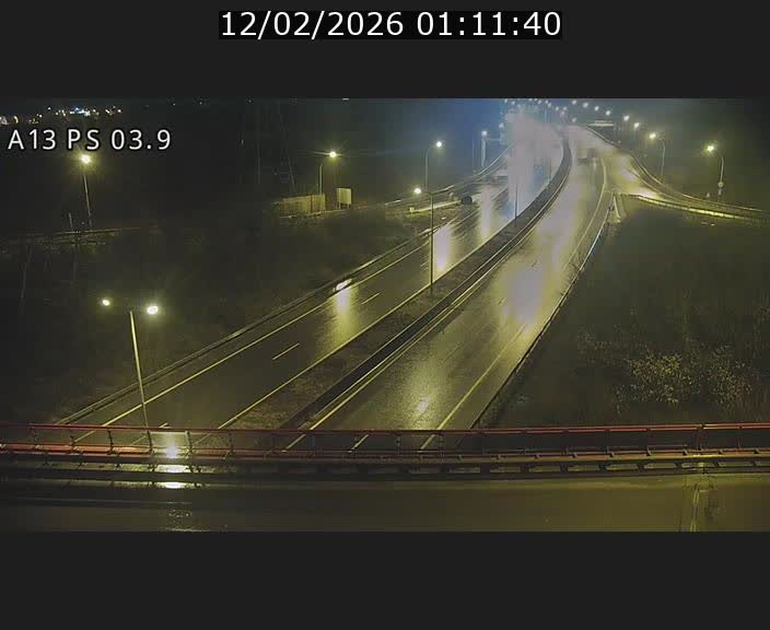 Traffic live webcam Luxembourg Differdange - A13 direction Esch-sur-Alzette - BK 3.9
