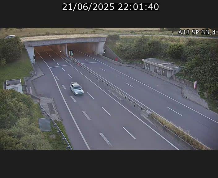 Webcam trafic sur A13 à hauteur d'Altwies en direction de Mondorf-les-bains et en provenance de l'Allemagne