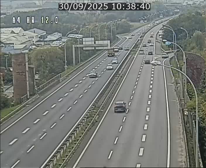 Traffic live webcam Luxembourg Jonction Foetz - A4 - BK 12.0 - direction Esch sur Alzette
