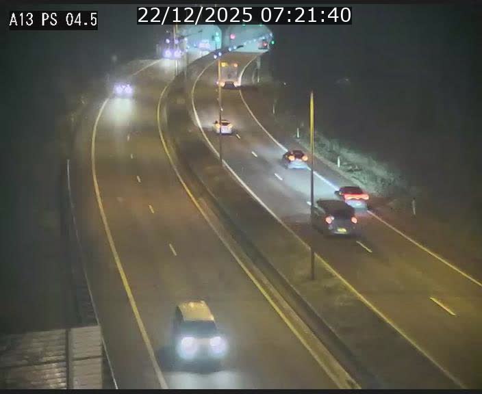 Traffic live webcam Luxembourg Differdange - A13 direction Esch-sur-Alzette - BK 4.5
