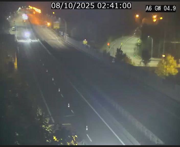 Traffic live webcam Luxembourg Croix de Cessange - A6 - BK 4.9 - direction Belgique