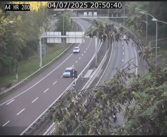 Webcam traffic A4 Luxembourg - BK 0.2 - P+R Bouillon (direction Luxembourg)