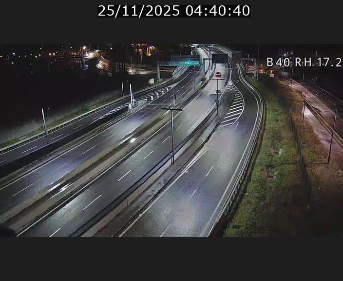 Webcam sur le contournement d'Esch Belval à hauteur de la sortie Université de Luxembourg. Vue orientée vers Luxembourg