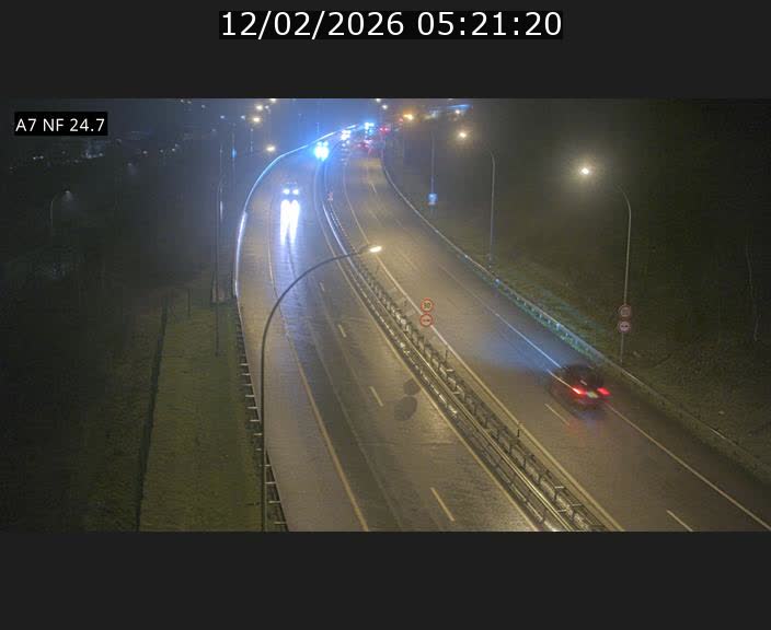 Caméra trafic Luxembourg - A7, Schieren direction Mersch