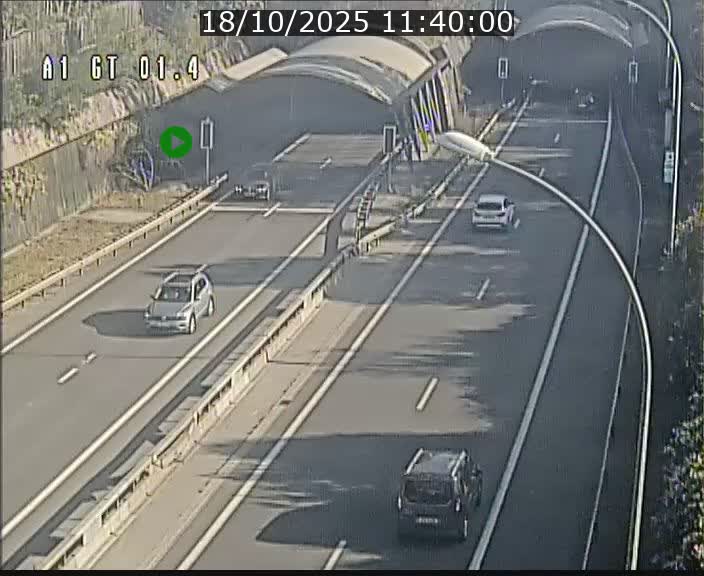 Traffic live webcam Luxembourg Hesperange - A1 direction Kirchberg - BK 1.4