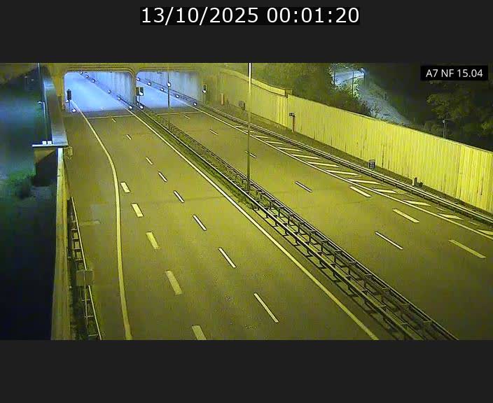 Caméra trafic Luxembourg - A7, Tunnel Mersch, entrée sud, direction Ettelbruck