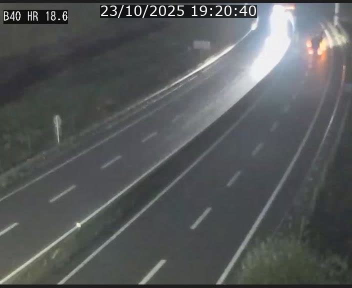 Webcam sur la route de liaison entre Micheville et Esch-Belval à la frontière entre le Luxembourg et la France. Vue orientée vers la Lorraine.