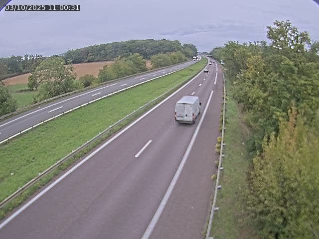 Caméra autoroute France - A31, Fey direction Metz